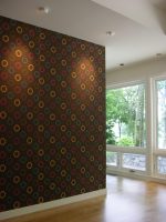 fabric wall in contemporary interiors
