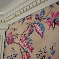 dining room walls upholstered